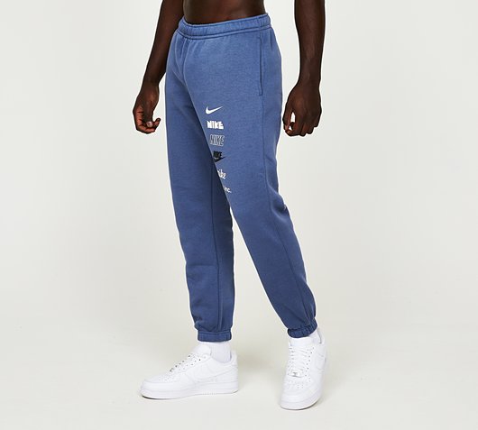 Nike Multi Logo Fleece Jogger | Diffused Blue | Footasylum