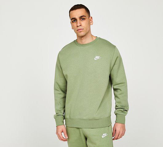 Nike Club Sweatshirt | Oil Green | Footasylum