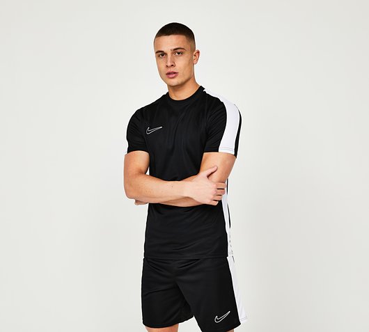 Nike Dri FIT Academy 23 T Shirt Black White Footasylum