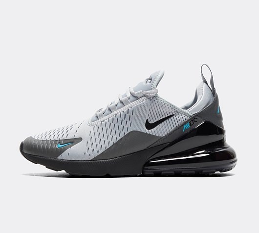 Nike Air Max 270 | Wolf Grey / Black Iron / Blue Lightening