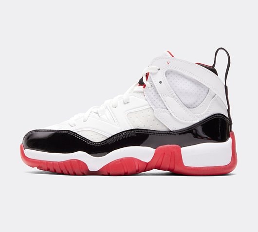 Jordan Junior Jumpman Two Trey Trainer | White / Black / Gym Red ...