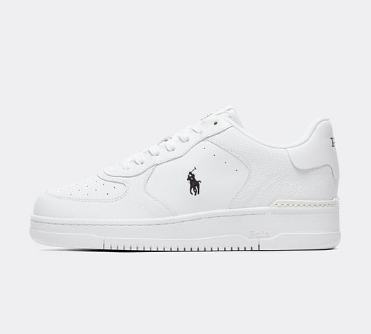 Polo Ralph Lauren Masters Court Trainer | White / White / Black / Black ...