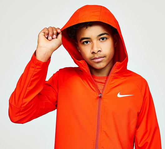 Nike Junior Dri-Fit Woven Jacket | Picante Red | Footasylum