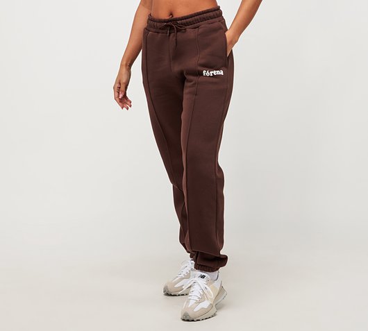 Forena X Anastasia Kingsnorth Womens Good Energy Fleece Pant | Chocolate /  Ecru | Footasylum