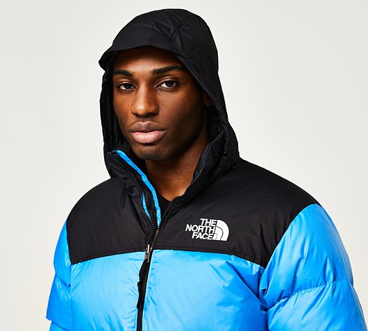 the north face 1996 retro nuptse jacket clear lake blue