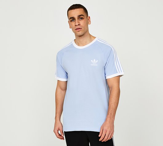 Adicolor Classics 3-Stripes T-Shirt | Blue | Footasylum