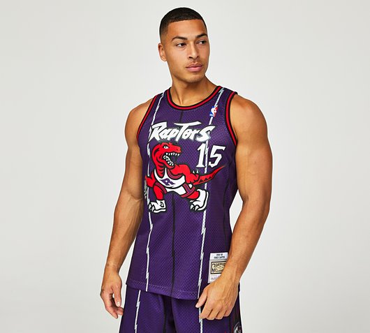 Shop Mitchell & Ness Toronto Raptors Vince Carter 1998-1999 Road Swingman  Jersey SMJYGS18214-TRAPURP98VCA purple