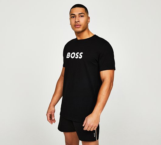 T shirt hugo deals boss blanc