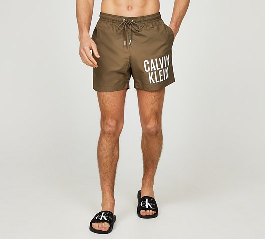 Calvin klein on sale khaki swim shorts