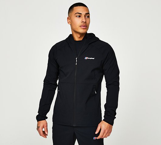 Berghaus Theran Full Zip Jacket Jet Black Footasylum
