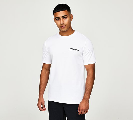 Berghaus Dolomites MTN Short Sleeve T-Shirt | Pure White | Footasylum