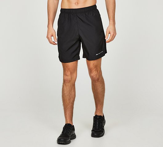 Monterrain Rush Running Short | Jet Black | Footasylum