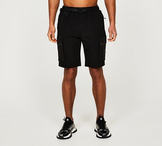 Zavetti Canada Ellovicci Woven Cargo Short | Jet black | Footasylum