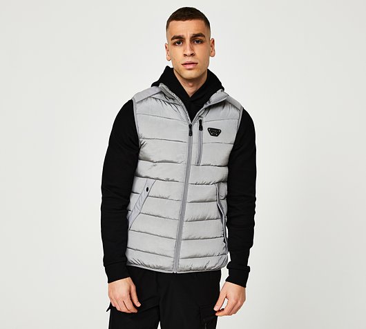 Alessandro Zavetti Fossati Gilet | Griffin Grey | Footasylum