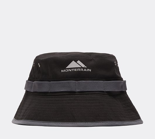 Monterrain Shift 2.0 String Bucket Hat | Black / Iron Gate | Footasylum