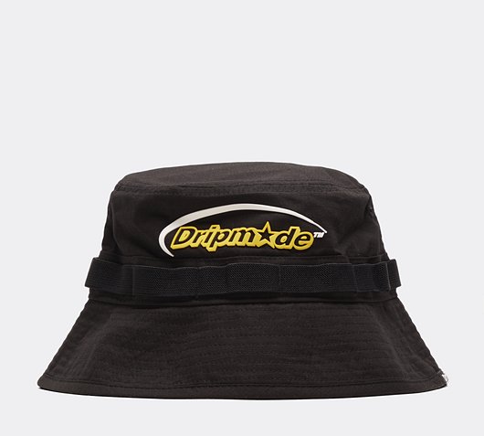 Dripmade Defiant Bucket Hat - Black - Size S/M