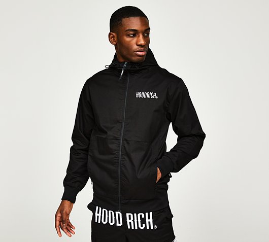 Hoodrich OG Trek Windrunner | Black / White | Footasylum