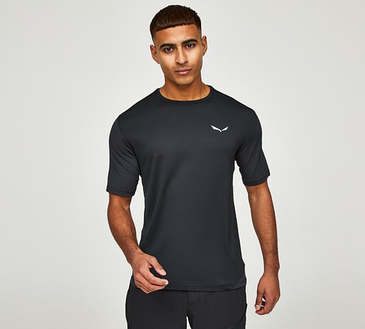 Salewa Pedroc Dry Mesh T-Shirt | Black Out | Footasylum