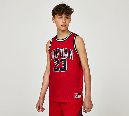 Jordan Junior 23 Jersey | Gym Red | Footasylum