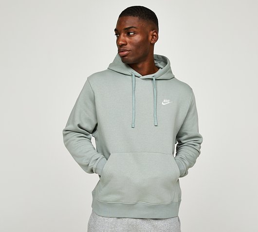 Nike Club Overhead Hoodie | Mica Green / Sail | Footasylum