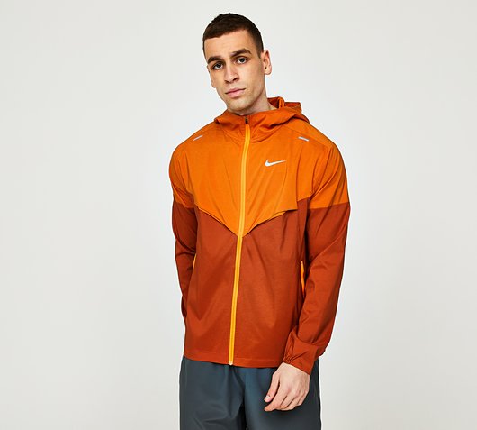 orange windbreaker nike