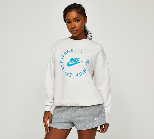 Womens Sports Utility Fleece Oversized Sweatshirt