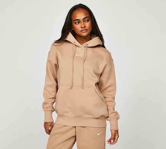 Nike Womens Sportswear Phoenix Fleece Oversize Hoodie | Hemp | Footasylum