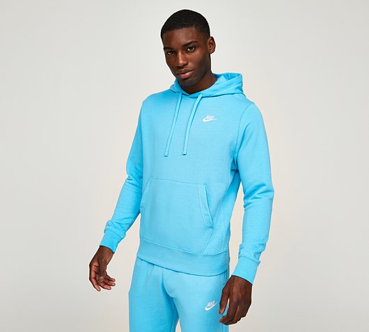 Nike Club Overhead Hoodie | Baltic Blue | Footasylum