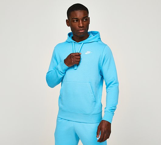 Nike Club Overhead Hoodie | Baltic Blue | Footasylum