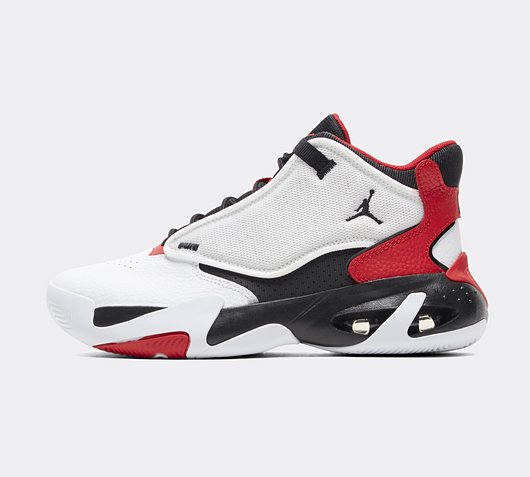 Jordan Junior Max Aura 4 Trainer | White / Black / University Red ...