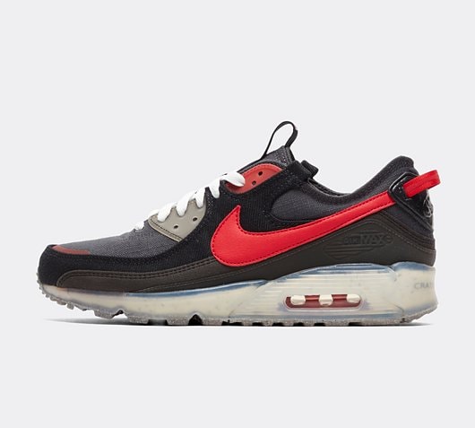 Nike Air Max 90 Terrascape Trainer | Anthracite / University Red ...