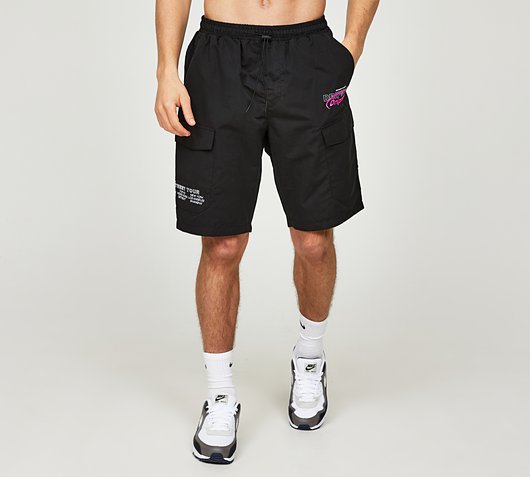 Dripmade Street Tour Cargo Short | Jet Black | Footasylum