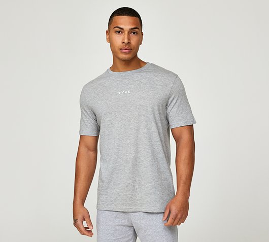 Nicce 3 Pack Crewneck T-Shirt | White / Black / Grey Marl | Footasylum