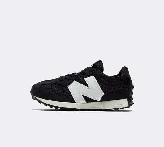 New Balance Nursery 327 Trainer | Black / White | Footasylum