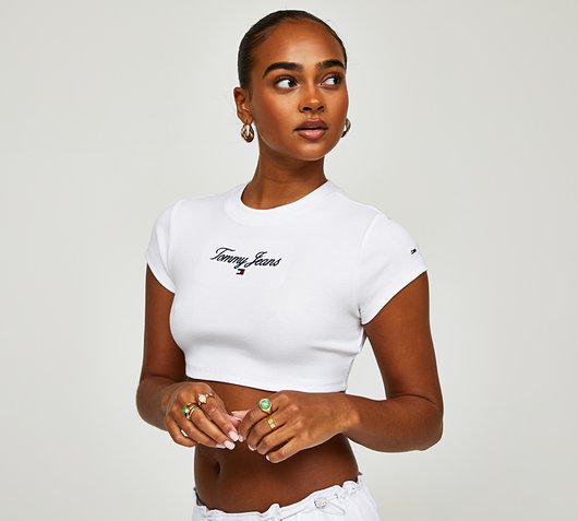 Womens Essential Ultra Cropped Fit T-Shirt