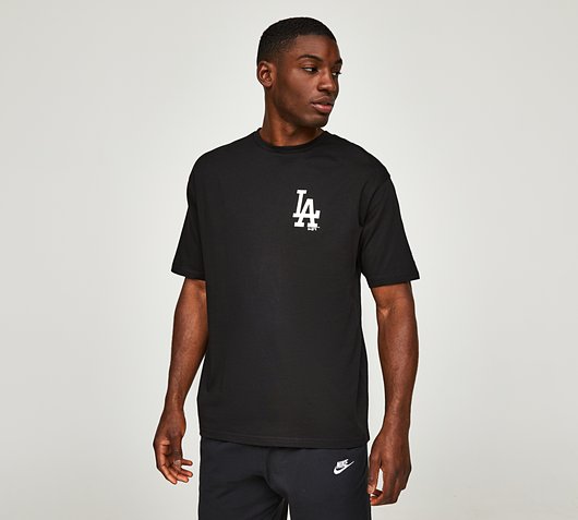 New Era La Dodgers MLB Team Graphic Oversized T-Shirt - Black - Size - S