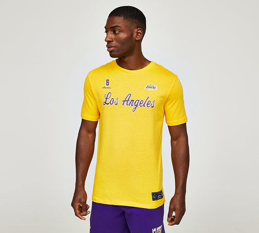 NBA Team Lakers T-Shirt - Yellow - Size M