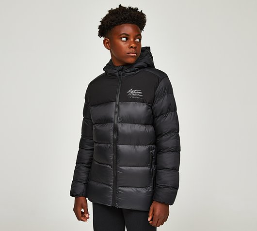 Métissier Junior Maverick Puffer Jacket | Black | Footasylum