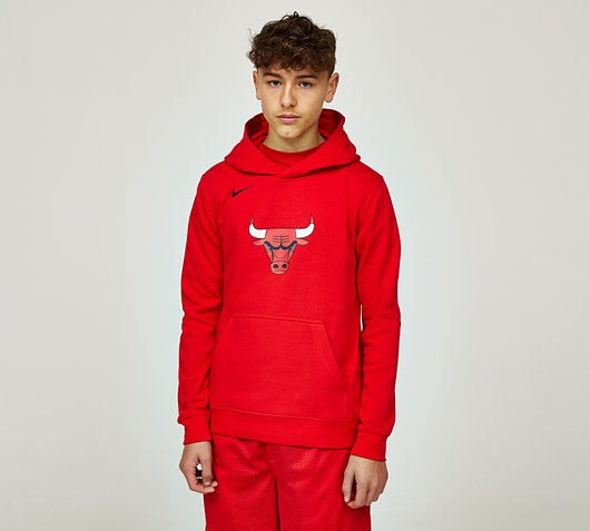 Nike Basketball Junior Chicago Bulls Overhead Hoodie University