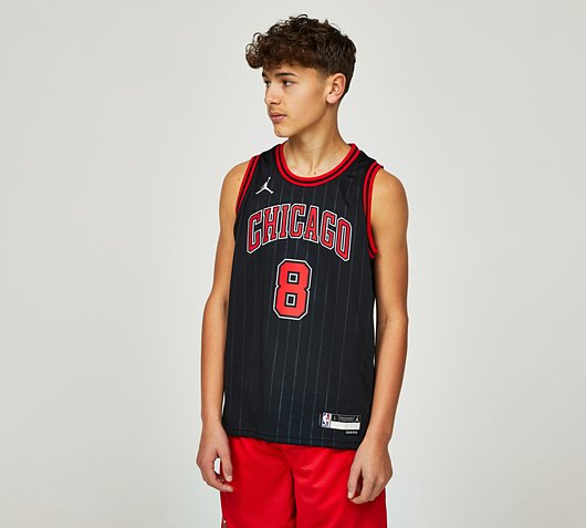 Nike Basketball Junior Chicago Bulls Statement Edition Jersey | Black ...