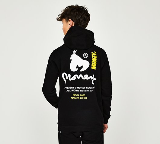 Money Clothing Junior Circa Hoodie Black MY3E801184FTSBLK