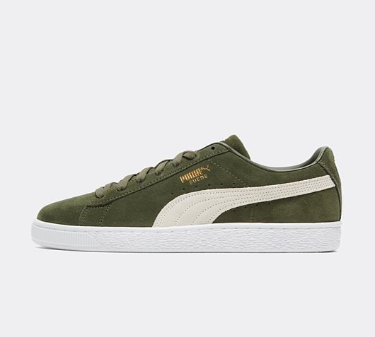 Puma Suede Classic Trainer | Khaki / White | Footasylum