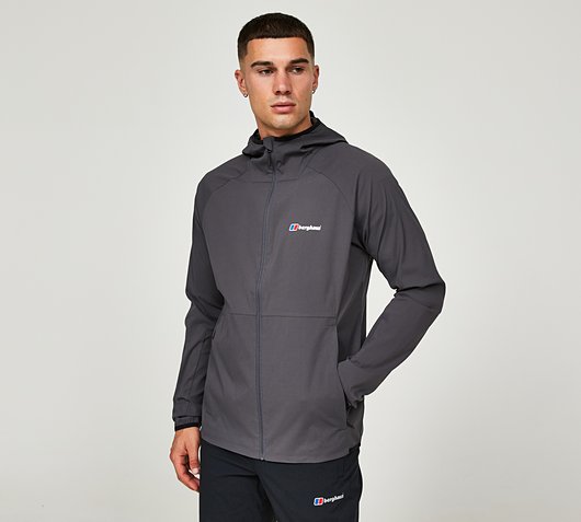 Berghaus Theran Full Zip Jacket Grey Pin Footasylum