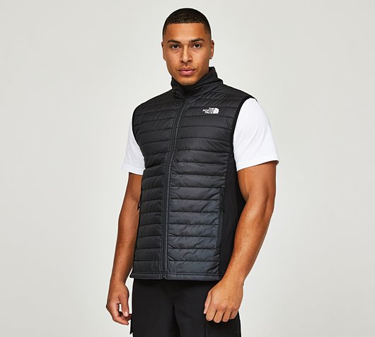 The North Face Canyonlands Hybrid Gilet | TNF Black / White | Footasylum