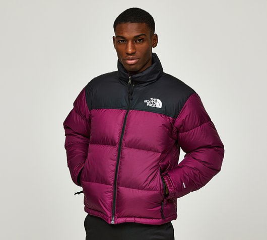 The North Face 1996 Retro Nuptse Jacket | Boysenberry / TNF Black ...