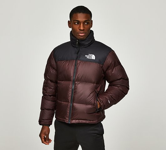 The North Face 1996 Retro Nuptse Jacket | Coal Brown / TNF Black ...