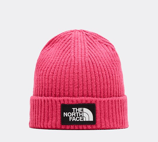 Womens Logo Box Cuffed Beanie Hat