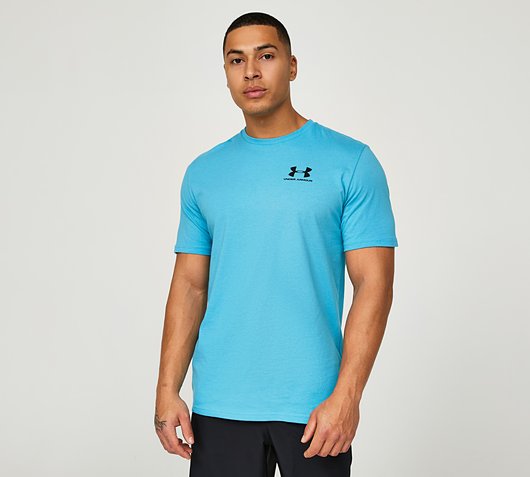 Armour Sportstyle T-Shirt | Glacier Blue | Footasylum