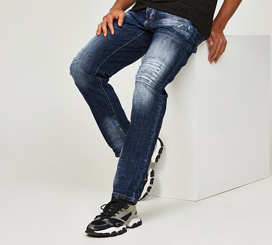 Alessandro Zavetti - Amarossi Loose Fit Denim Jean