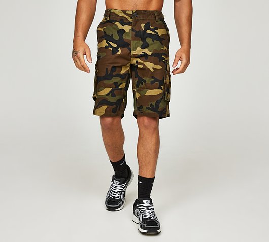 Minotti Wash Camo Cargo Short